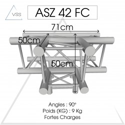 ASD - Carrée 290 FC - 4 départs pied