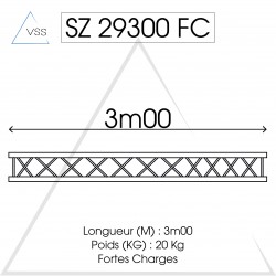 ASD - Carrée 290 FC - 3m 