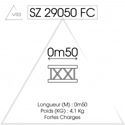 ASD - Carrée 290 FC - 0,50m 