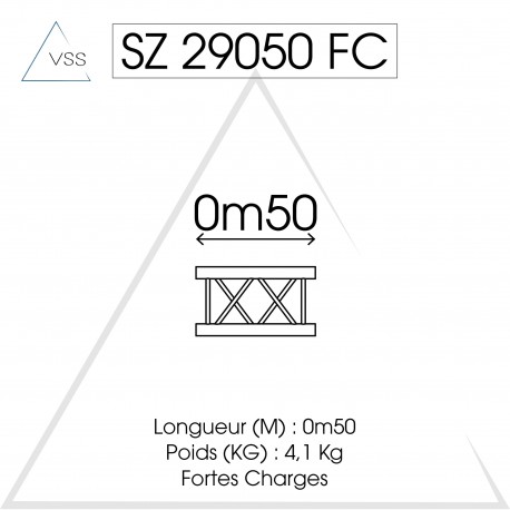 ASD - Carrée 290 FC - 0,50m 