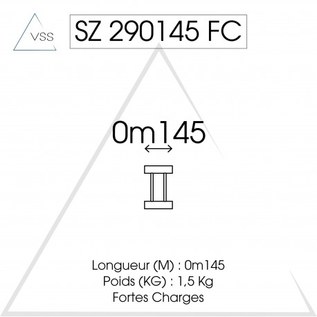 ASD - Carrée 290 FC - 0,145m 